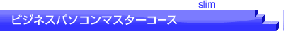 ビジネスパソコンマスターコース
