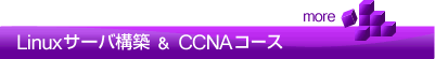 Linuxサーバ構築＆CCNAコース